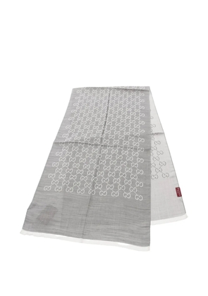 Gucci Pre-Owned 2020s GG-pattern scarf - Grey