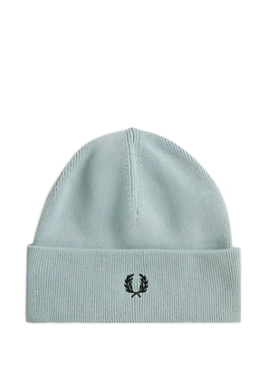 Fred Perry logo-embroidered beanie - Blue