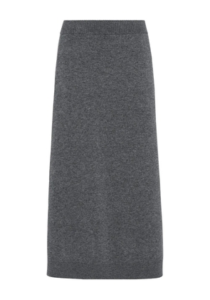 Brunello Cucinelli knitted midi skirt - Grey
