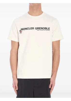 Moncler Grenoble logo-print T-shirt - Neutrals