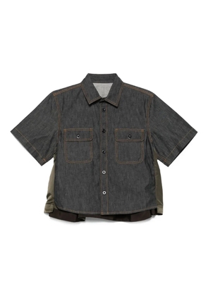 sacai double-pocket denim shirt - Blue