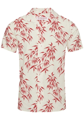 Orlebar Brown Hibbert linen shirt - White