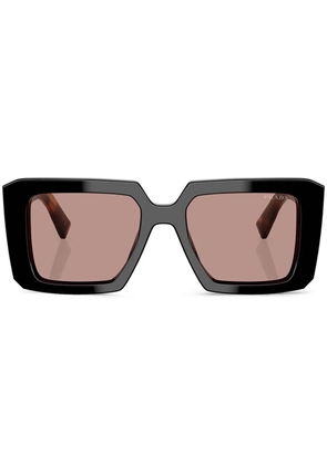 Prada Eyewear tortoiseshell-effect square sunglasses - Black