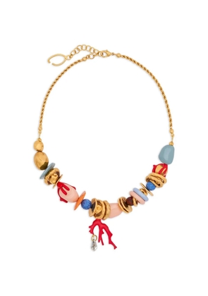 Oscar de la Renta beaded necklace - Gold