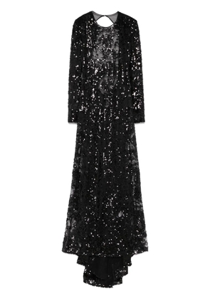 Victoria Beckham sequined tulle gown - Black