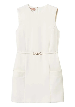 TWINSET crepe belted top - White