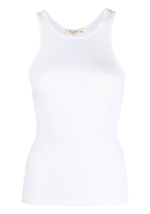 rag & bone ribbed tank top - White