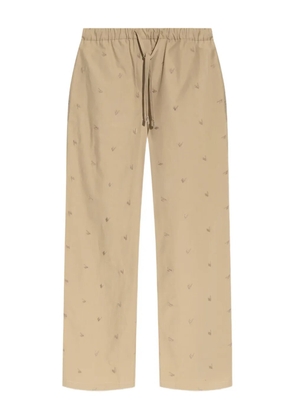 The Attico Estate Meravigliosa straight-leg trousers - Neutrals