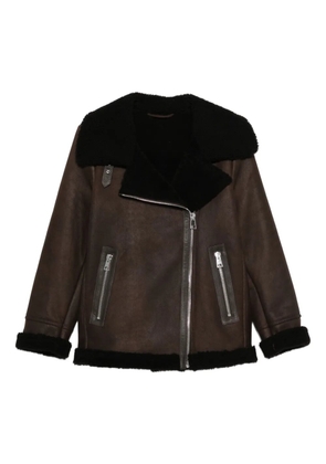 ERALDO Emma suede jacket - Brown