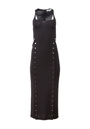 Fleur Du Mal Undo Me button-embellished midi dress - Black