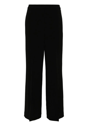 Theory mid-rise wide-leg trousers - Black