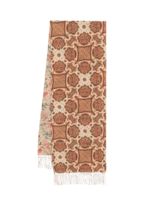 Pierre-Louis Mascia paisley-motif scarf - Neutrals