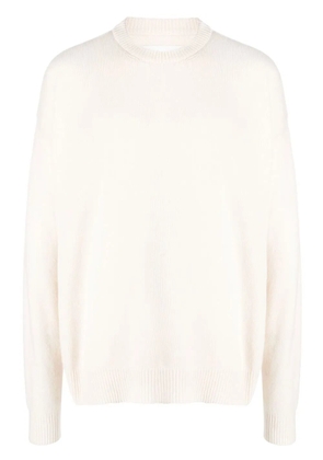 Jil Sander crew-neck cashmere jumper - Neutrals