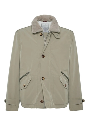 Brunello Cucinelli button-fastening jacket - Green