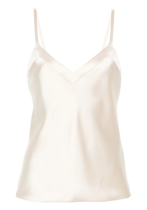 Blanca Vita Trachy satin top - Neutrals