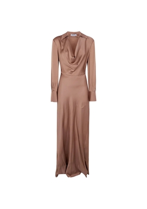 Simkhai Adelle long-sleeved maxi dress - Neutrals
