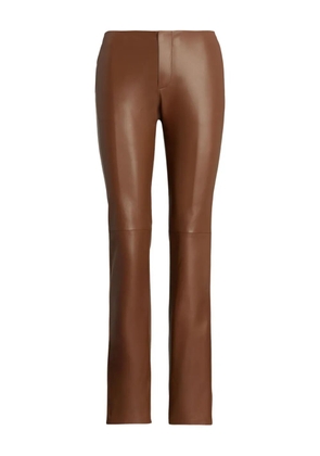 Ralph Lauren Collection leather trousers - Brown