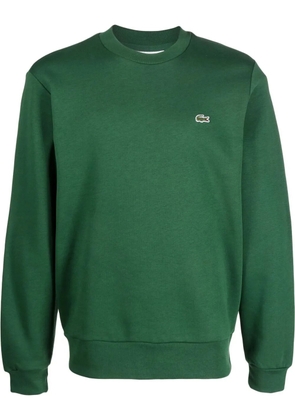 Lacoste logo-appliqué sweatshirt - Green