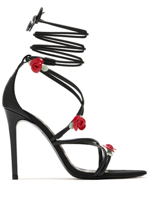 Sophia Webster 100mm Rosette sandals - Black