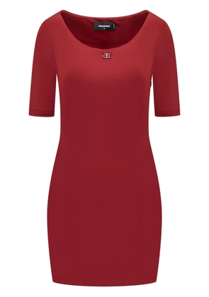 DSQUARED2 logo-plaque mini dress