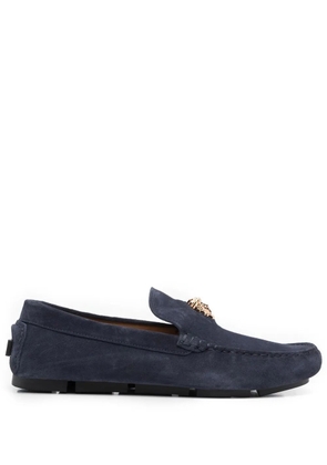 Versace La Medusa suede loafers - Blue