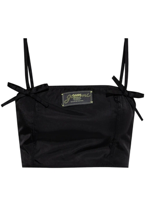 GANNI strap top - Black