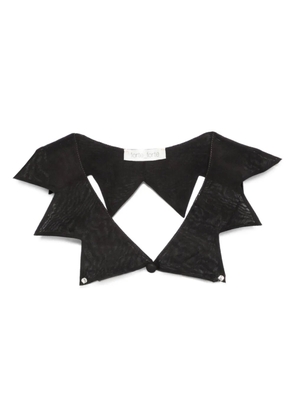 Forte Forte cut-out scarf - Black