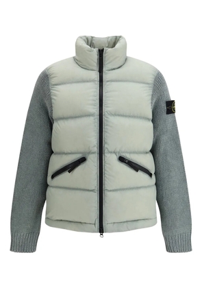 Stone Island padded zipped jacket - Green