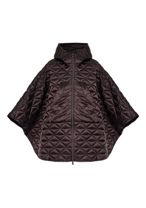 Save The Duck Effi hooded cape - Brown