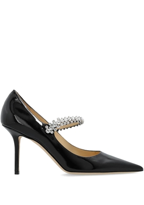 Jimmy Choo 85mm Bing leather pumps - Black