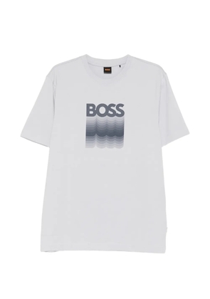 BOSS logo-graphic T-shirt - Grey