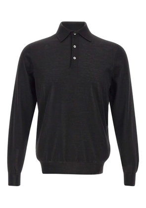 Filippo De Laurentiis buttoned polo shirt - Black
