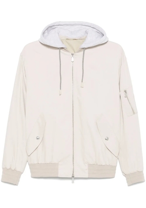 Eleventy hooded jacket - Neutrals
