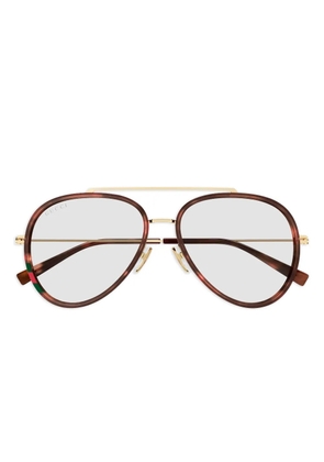 Gucci Eyewear GG1981S double-bridge sunglasses - Brown