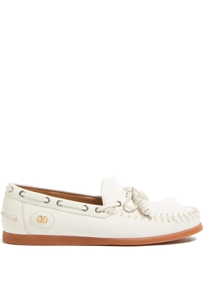 Valentino Garavani Palm Avenue boat shoes - White