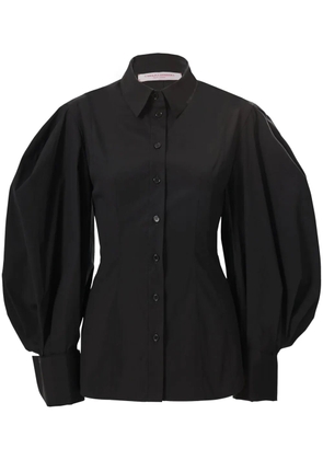 Carolina Herrera balloon-sleeve shirt - Black