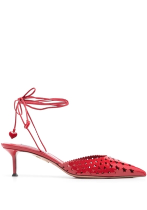 Aquazzura 50mm Amourose pumps - Red