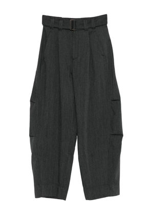 Soeur Gao pleated-details trousers - Grey