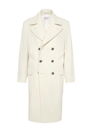 Brunello Cucinelli cashmere coat - Neutrals