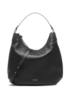 Coccinelle Malory grained-leather shoulder bag - Black