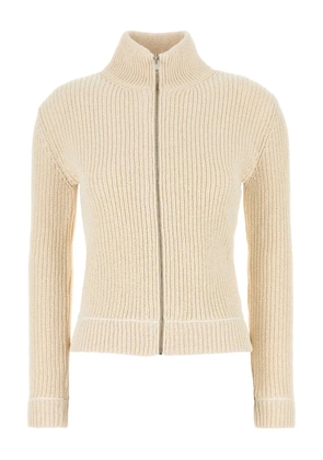 MM6 Maison Margiela zip-up cardigan - Neutrals