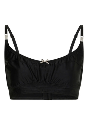 Rabanne bow-embellished tank top - Black