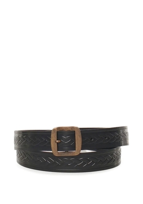 DSQUARED2 braided leather belt - Black