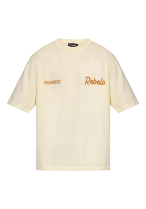 DSQUARED2 embroidered T-shirt - Neutrals