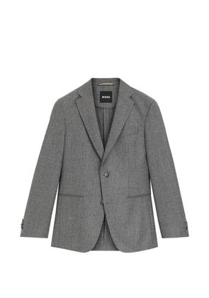 BOSS notched-lapel blazer - Grey