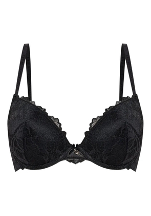 Emporio Armani lace-embellished bra - Black