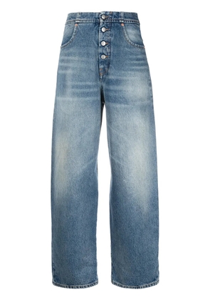 MM6 Maison Margiela high rise tapered jeans - Blue