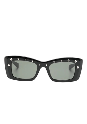 Alexander McQueen Eyewear studded rectangle-frame sunglasses - Black