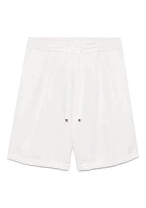 Brunello Cucinelli drawstring-waistband shorts - White