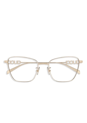 Gucci Eyewear square-frame glasses - Gold